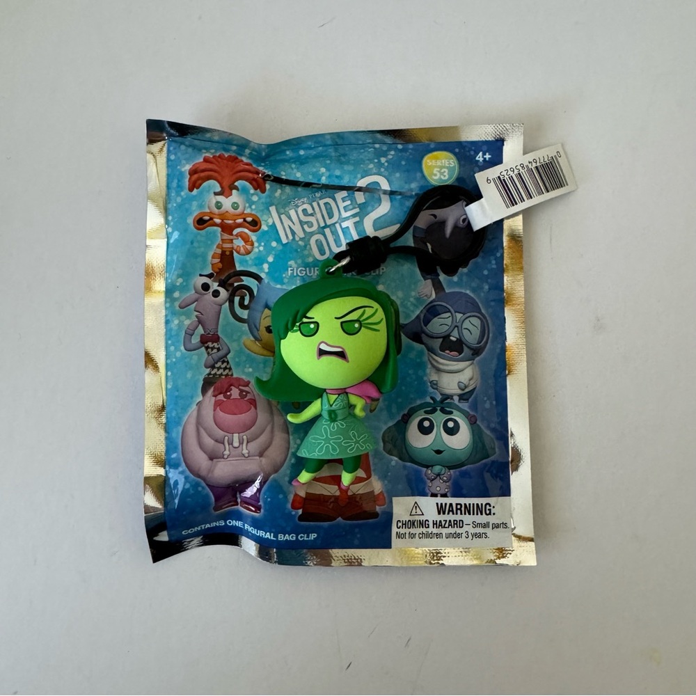 Disney Pixar Inside Out 2 Blind Bag Keychain - Disgust